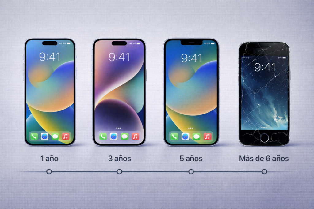 Vida útil del iphone