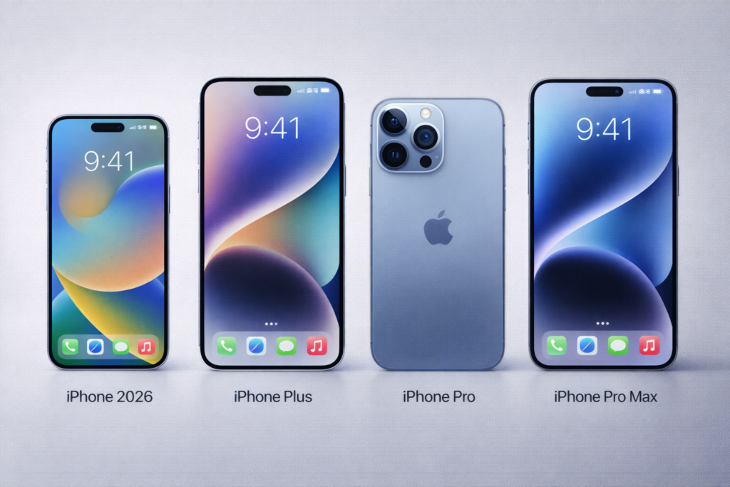 comparativa de modelos iPhone de Apple en 2026